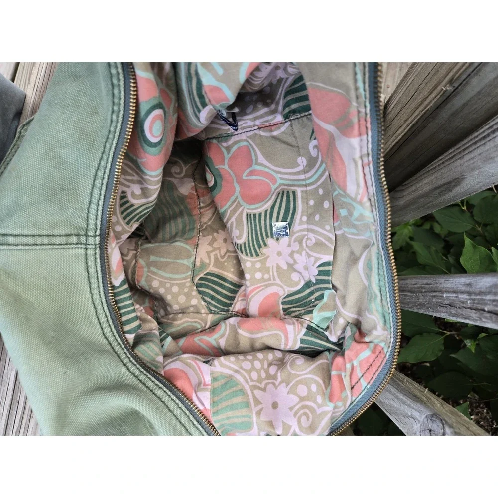 Vintage GAP Y2K Crossbody Shoulder Adjustable Denim Light Green Bag Gorpcore‎